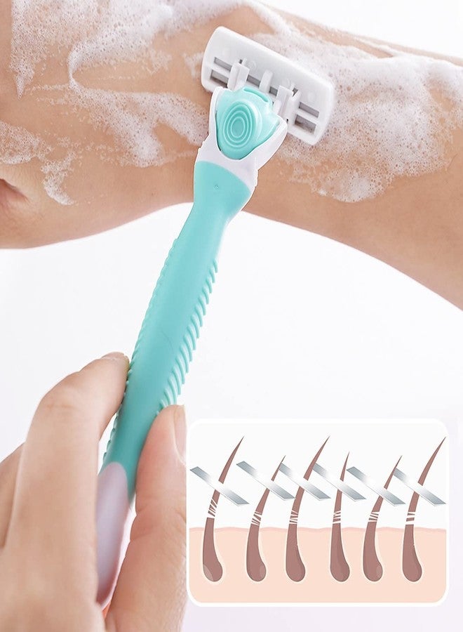 وولبين ماكينة حلاقة وولبين لإزالة الشعر للنساء، قطعة واحدة، مع شريط الصبار، للذراعين، وتحت الإبطين، والساقين، ومنطقة البكيني. - Image 2